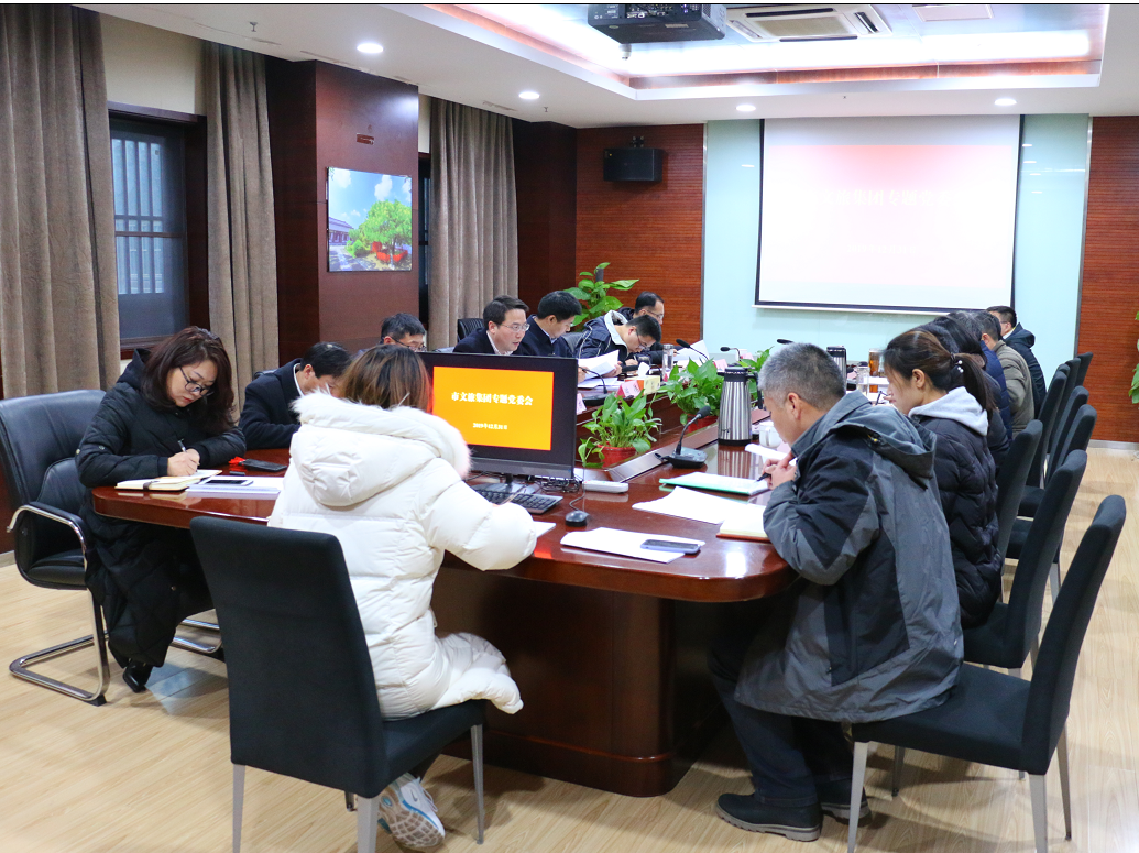 市文旅集团召开专题党委会议传达学习市委五届九次全会精神(图1)