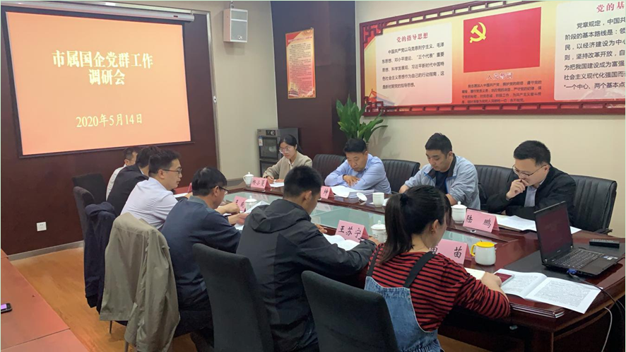 市国资委王坤一行莅临文旅集团调研党群工作(图1)