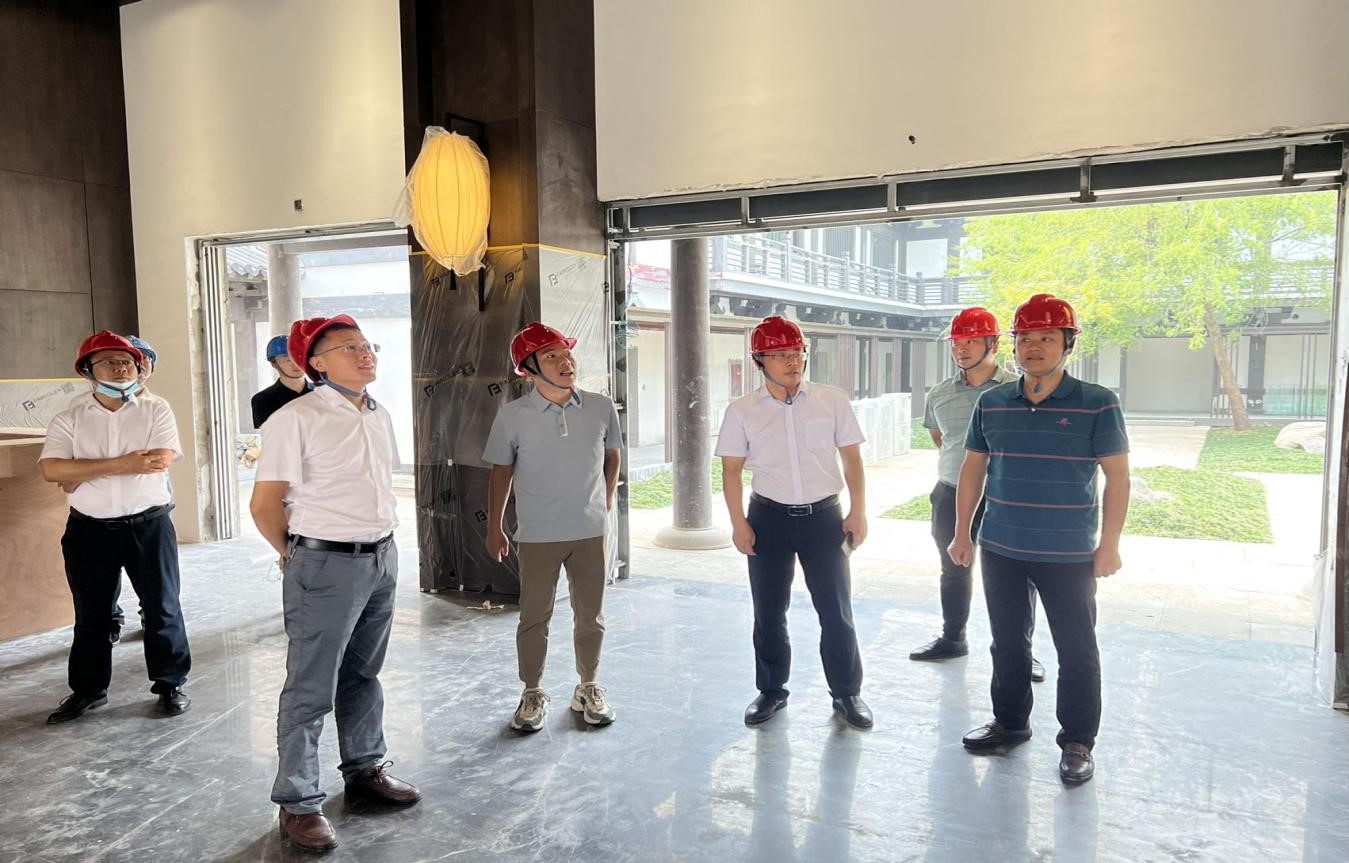 市文旅集团开展中秋节前安全生产及疫情防控检查(图1)