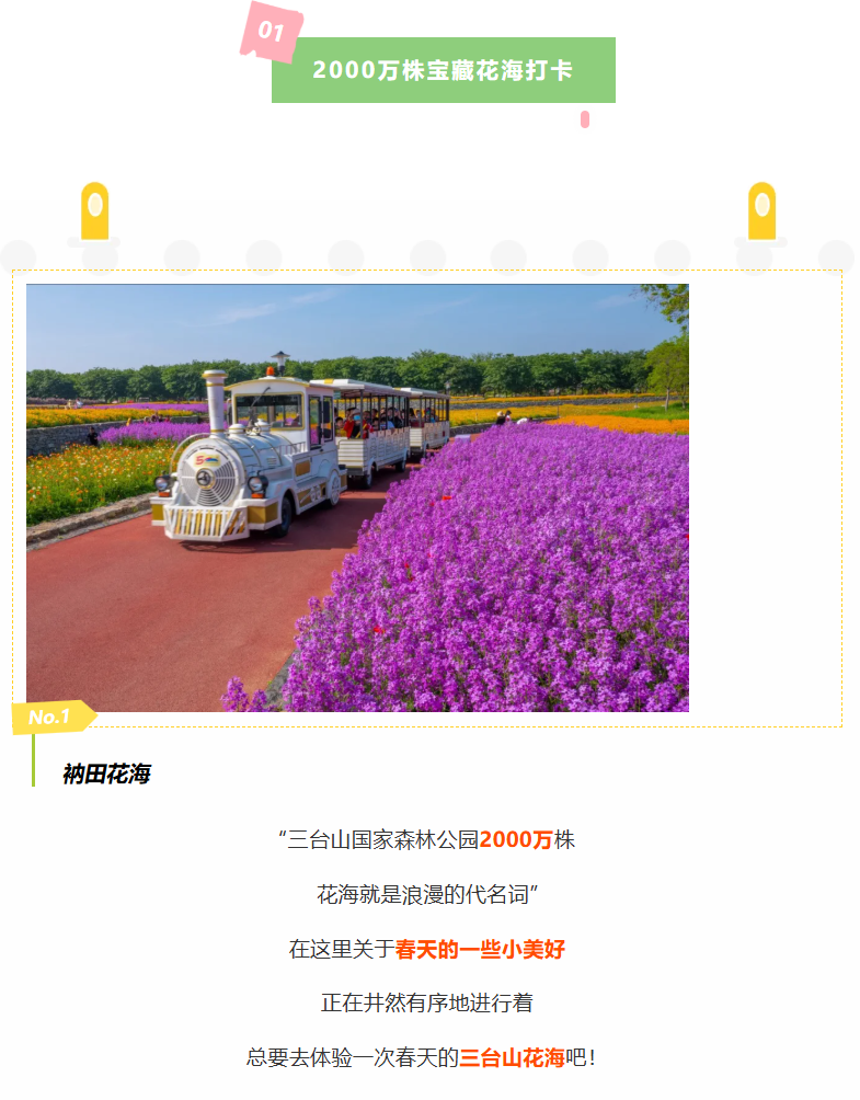 三台山五一赏花季活动预告来啦！2220亩宝藏花海等你来撩！(图2)